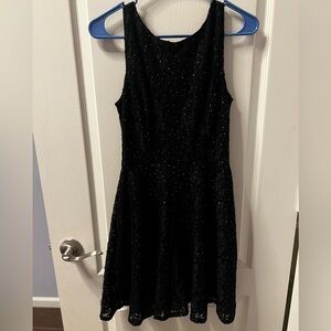 Speechless Black Sparkle Mini Dress